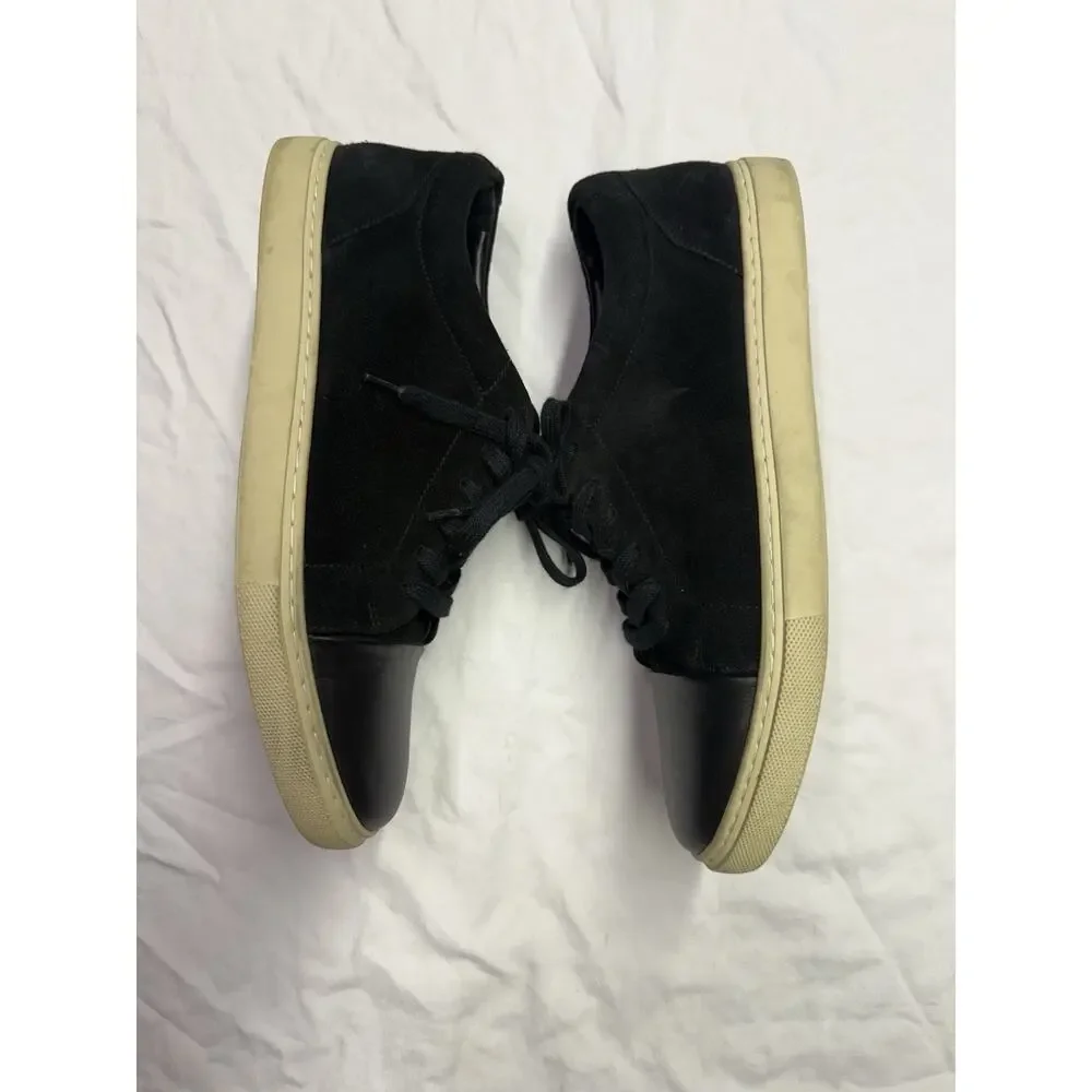 Allen Edmonds "Cooper" sneakers suede leather Men’s Size 8.5 D Black Handcrafted - Picture 7 of 15